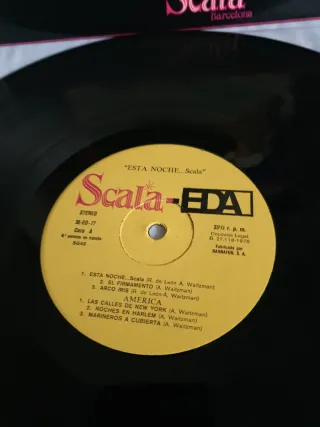 Vinilo Scala Barcelona Esta Noche Scala EDA 1977