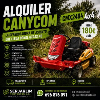 Alquiler Canycom CMX2404 4x4