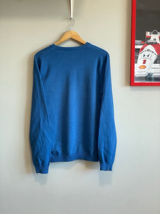 Jersey Lacoste V-Neck Azul Talla M