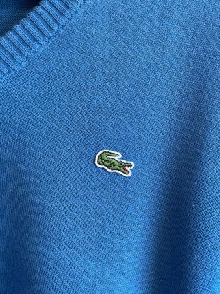 Jersey Lacoste V-Neck Azul Talla M