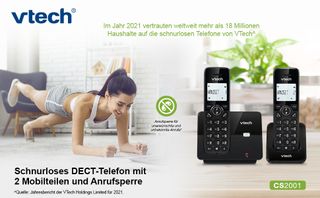 Teléfono Inalámbrico Dúo VTech CS2001 Manos Libres