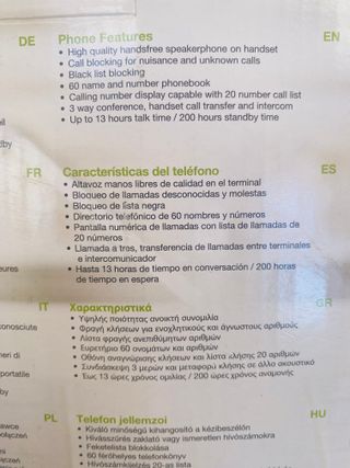 Teléfono Inalámbrico Dúo VTech CS2001 Manos Libres