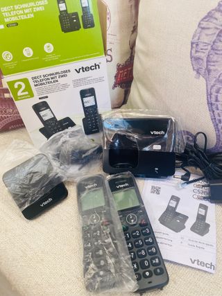 Teléfono Inalámbrico Dúo VTech CS2001 Manos Libres