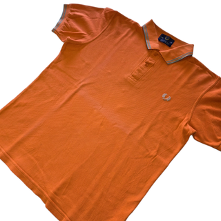 Polo Fred Perry Naranja Talla M Logo Laurel