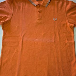 Polo Fred Perry Naranja Talla M Logo Laurel