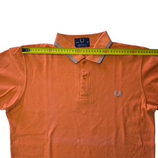 Polo Fred Perry Naranja Talla M Logo Laurel
