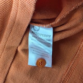 Polo Fred Perry Naranja Talla M Logo Laurel