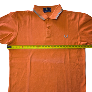 Polo Fred Perry Naranja Talla M Logo Laurel