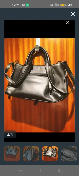 Bolso Paco Martinez azul y negro