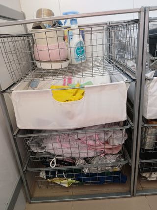 2 Muebles Almacenaje Cajones Extraíbles