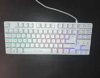 Teclado Gaming RGB Blanco