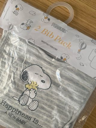 Pack 2 Baberos Peanuts (Snoopy) Women'Secret