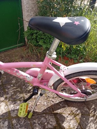 Bicicleta Btwin 16 Princesa Rosa