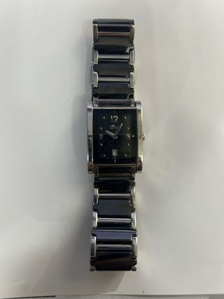 Reloj Lotus Mujer Negro y Plateado