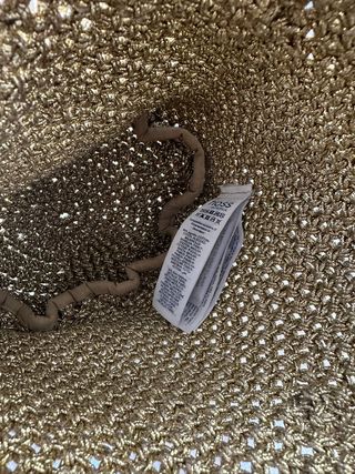 Bolso cesta dorado fiesta Hoss Intropia
