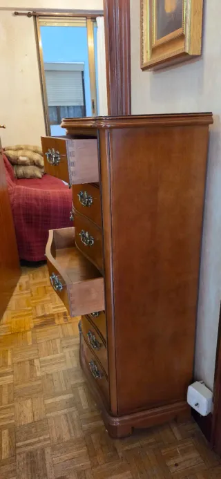 Sinfonier madera maciza 7 cajones y 2 pequeños