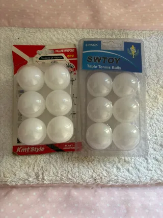 Pelotas de Ping Pong 6 Unidades cada paquete