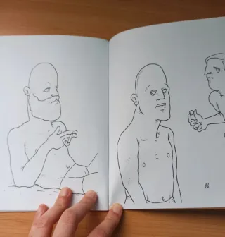 Fanzine con ilustraciones