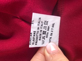 Pantaloni dritti rossi