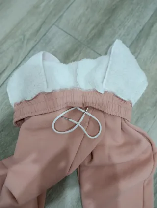 Pantalón rosa mujer,con bolsillos