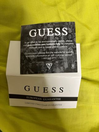 Reloj Guess Negro Nuevo