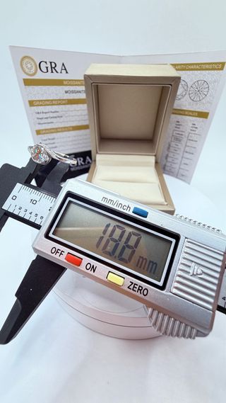 Anello Moissanite GRA 1 Carato