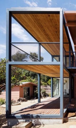 Estructura metálica para casa o cerramiento