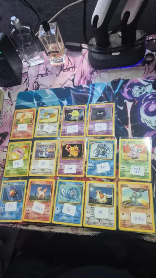 Cartas base set pokemon español