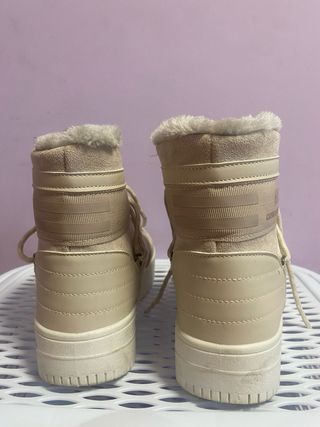 Botas altas NYC beige
