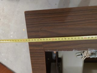Máquina de coser WERTHEIM con mueble de madera