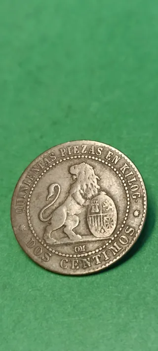2 Céntimos 1870.