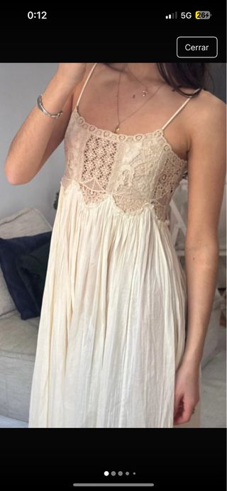 VESTIDO TIRANTES CROCHET ZARA COLLECTION