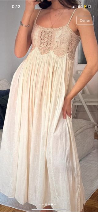 VESTIDO TIRANTES CROCHET ZARA COLLECTION