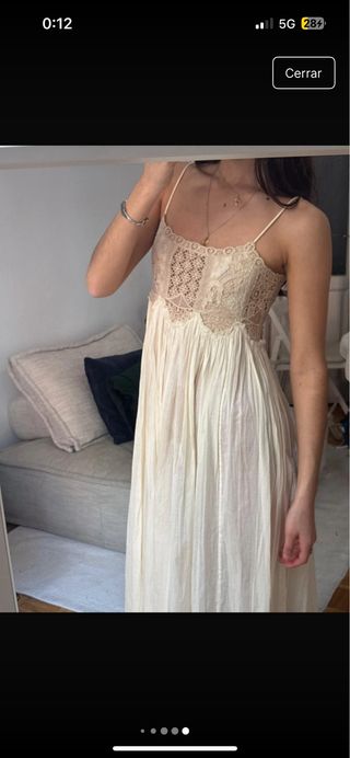 VESTIDO TIRANTES CROCHET ZARA COLLECTION