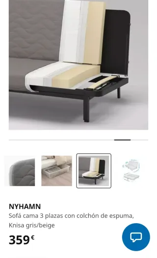 Sofá Cama Ikea Blanco