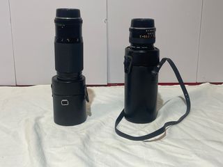 Objetivos Yashica 80-200mm y 50mm