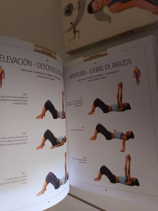3 libros PILATES, YOGA,FENG SHUI