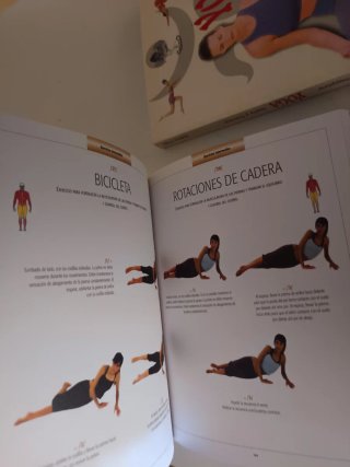 3 libros PILATES, YOGA,FENG SHUI