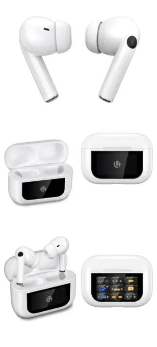 Auriculares bluetooth inalámbricos pantalla LeD