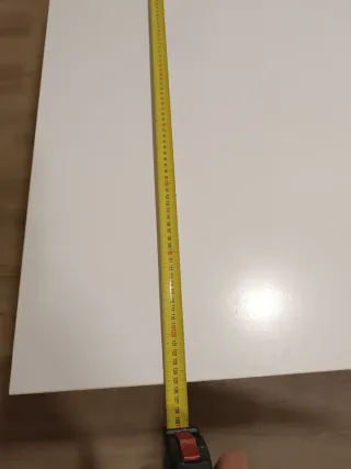 Mesa de cocina blanca 125x75