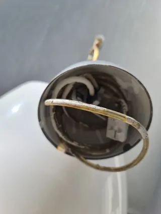 Lámpara ikea cristal y metal