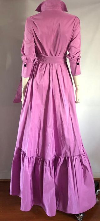 Vestido Maxi Lila Carolina Herrera