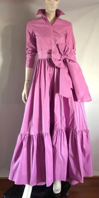 Vestido Maxi Lila Carolina Herrera
