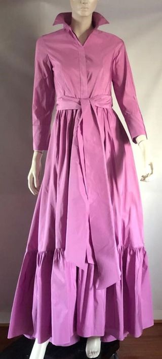 Vestido Maxi Lila Carolina Herrera