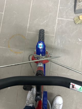 Bici Spiderman niño 4-6 años
