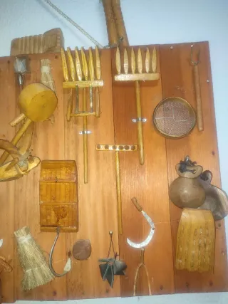 Cuadro Decorativo Aperos Antiguos