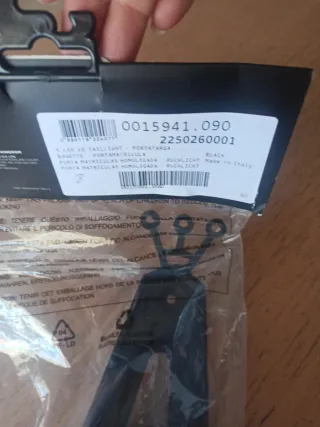 Portamatriculas Acerbis con luz LED