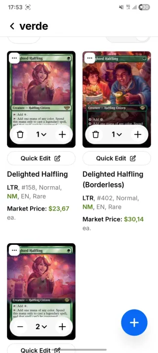 Carta MtG Delighted Halfling LTR