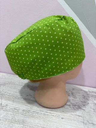 Gorro Quirúrgico Verde Estrellas