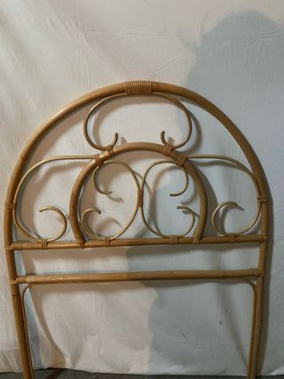 Testata letto in bambù e rattan